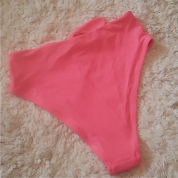 Aerie Tie High Gingham Pink Bikini - Picture 6 of 6